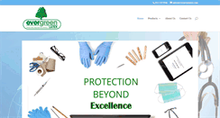 Desktop Screenshot of evergreenlatex.com
